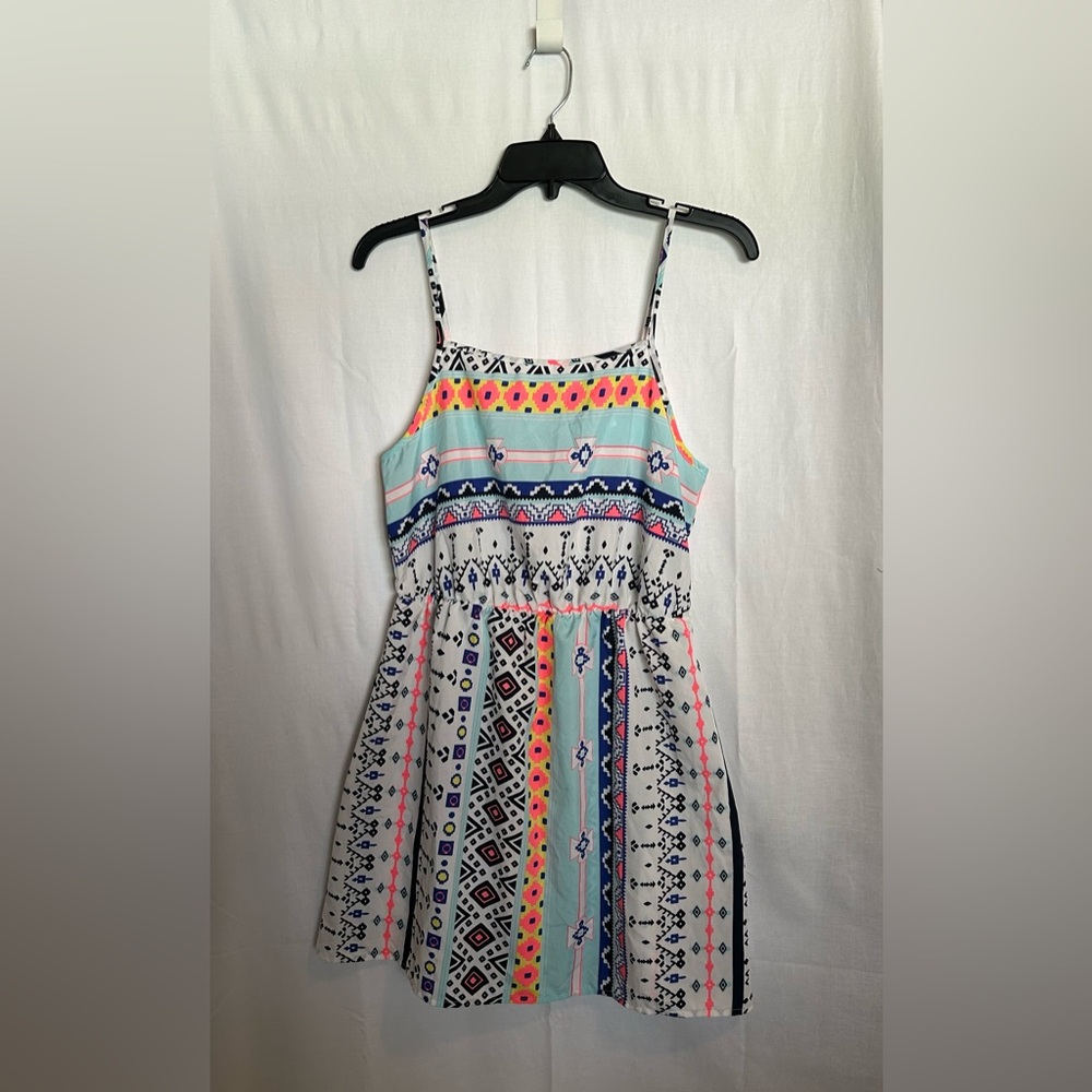 Unbranded Colorful Geometric Print Dress